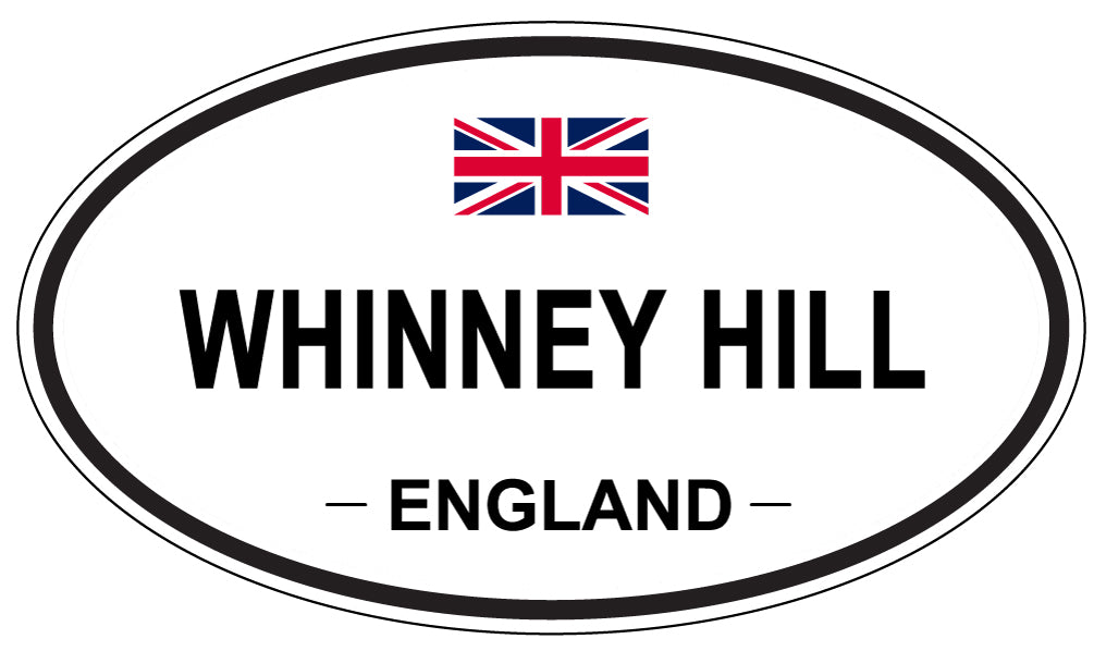 WHINNEY HILL, England - Oval Magnet