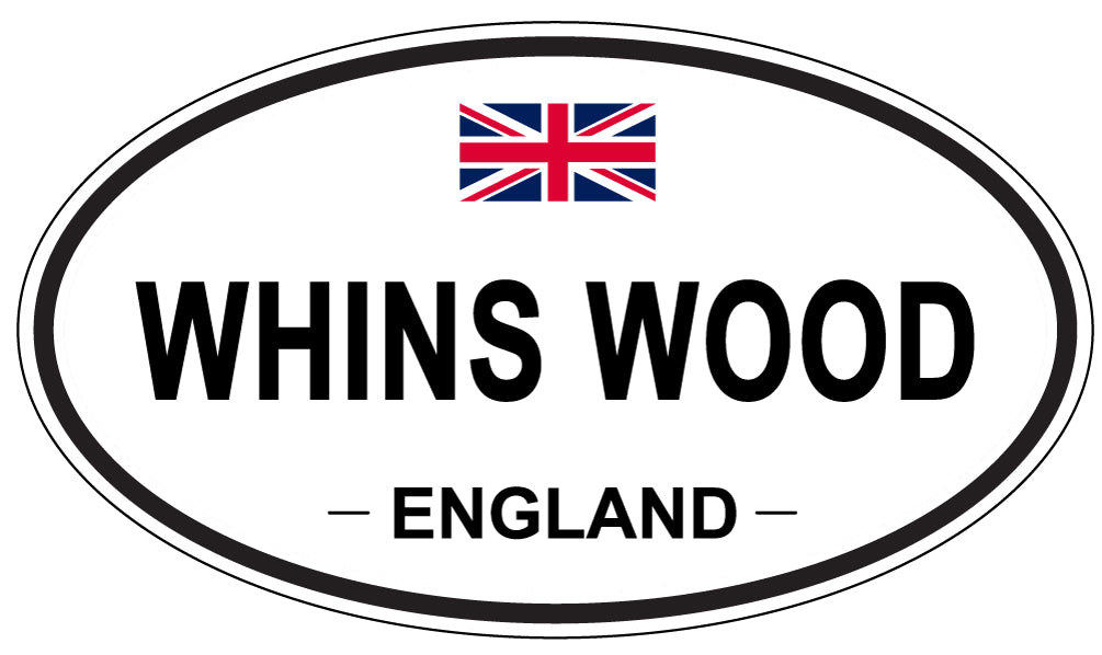 WHINS WOOD, England - Oval Magnet
