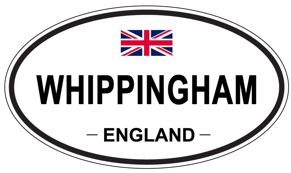 WHIPPINGHAM, ENGLAND - Oval Sticker