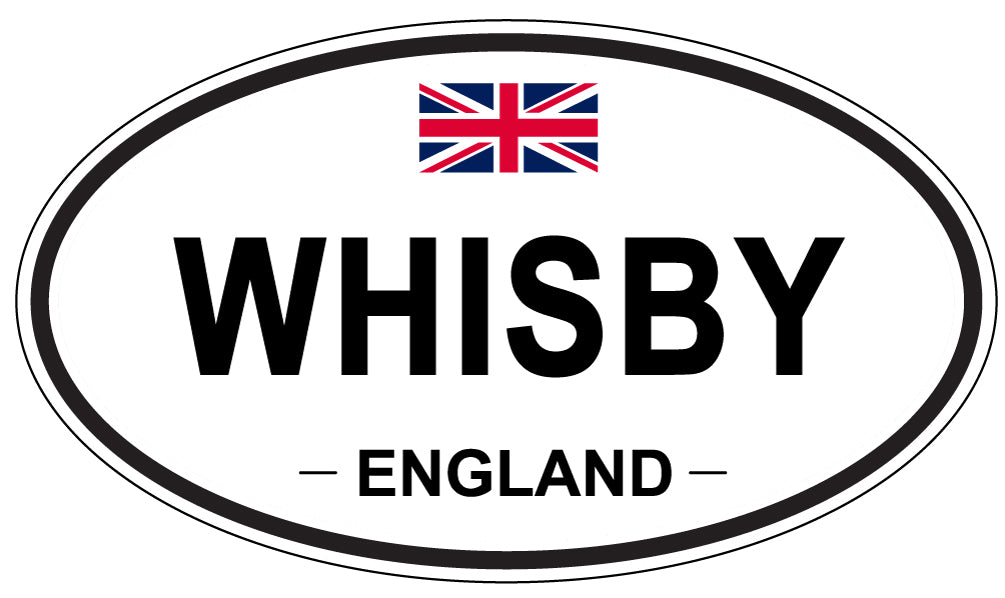 WHISBY, England - Oval Magnet