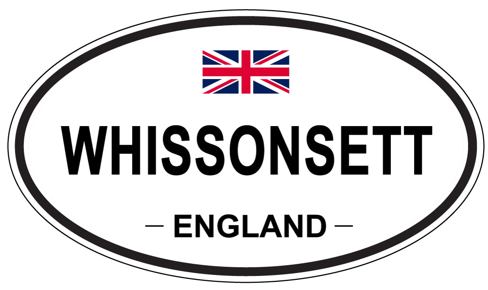 WHISSONSETT, England - Oval Magnet
