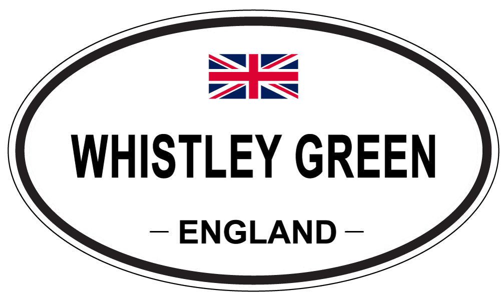 WHISTLEY GREEN, England - Oval Magnet