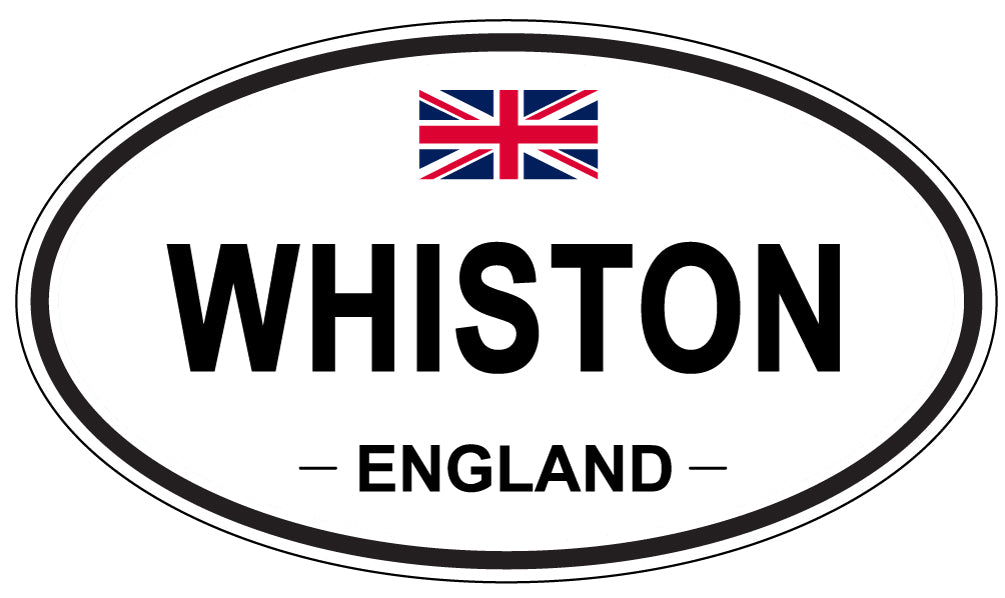 WHISTON, England - Oval Magnet
