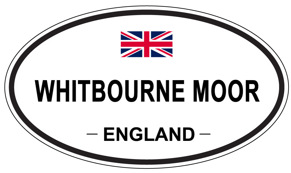 WHITBOURNE MOOR, England - Oval Magnet