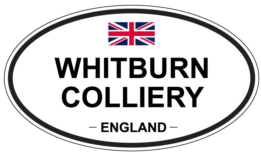 WHITBURN COLLIERY, England - Oval Magnet