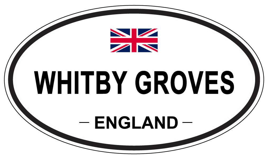 WHITBY GROVES, England - Oval Magnet