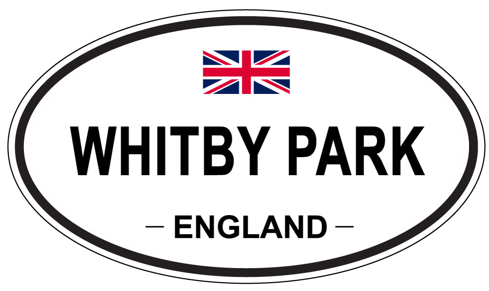 WHITBY PARK, England - Oval Magnet