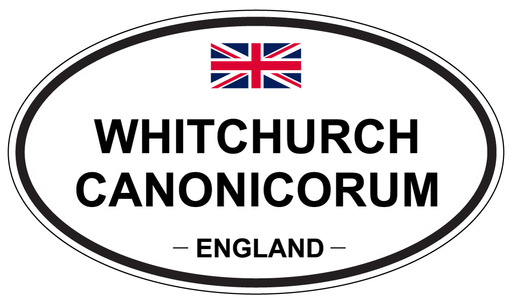 WHITCHURCH CANONICORUM, England - Oval Magnet