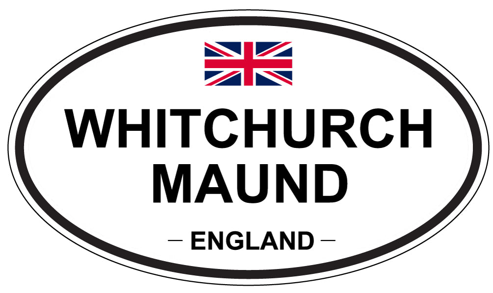 WHITCHURCH MAUND, ENGLAND - Oval Sticker