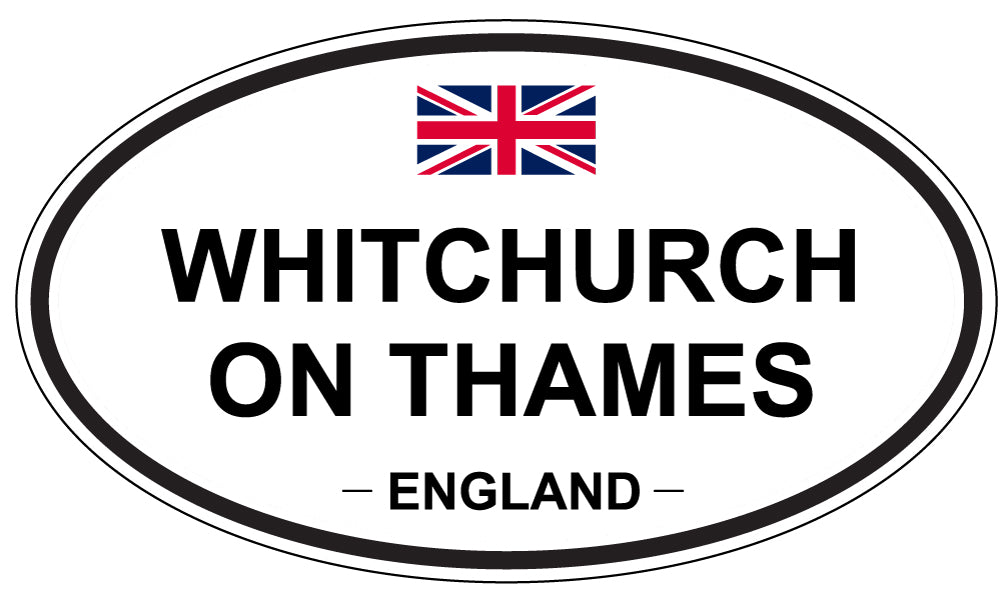 WHITCHURCH ON THAMES, England - Oval Magnet