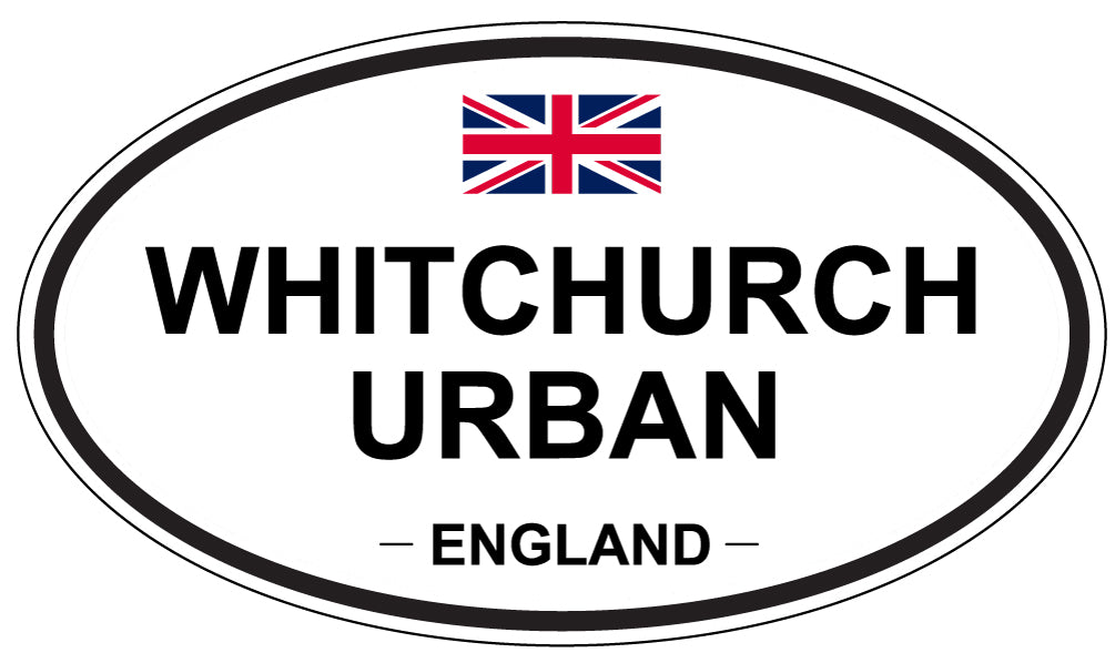 WHITCHURCH URBAN, England - Oval Magnet