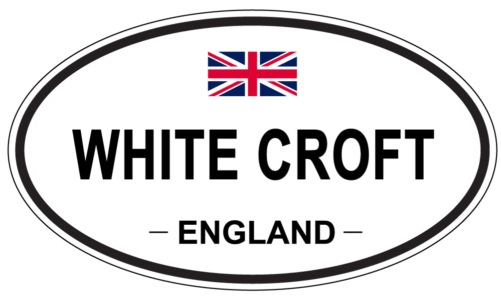 WHITE CROFT, England - Oval Magnet