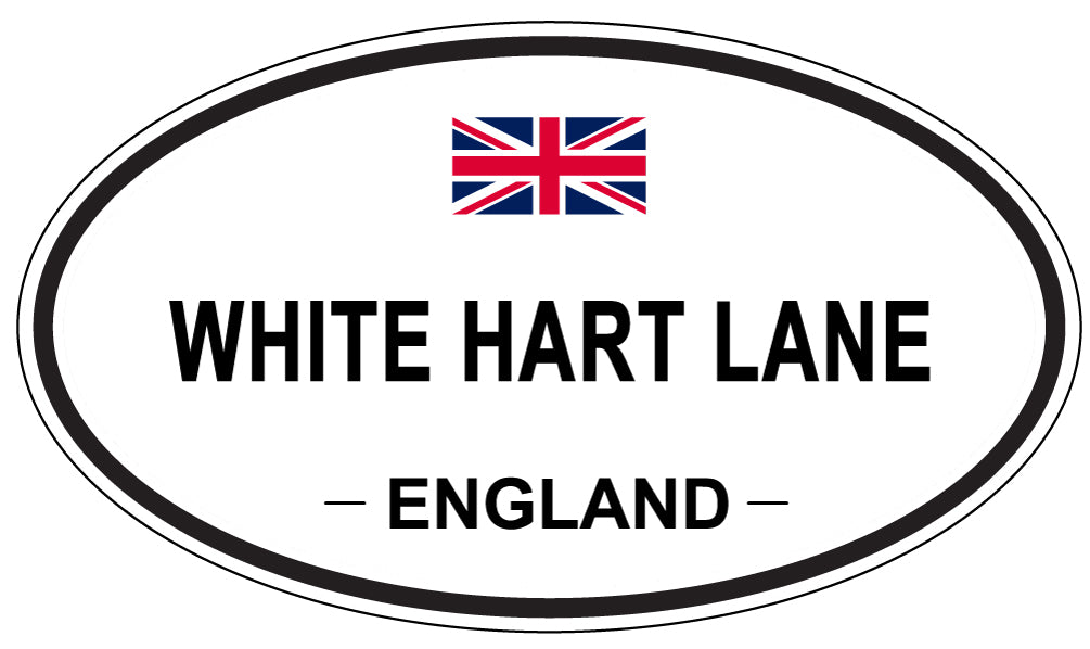 WHITE HART LANE, England - Oval Magnet