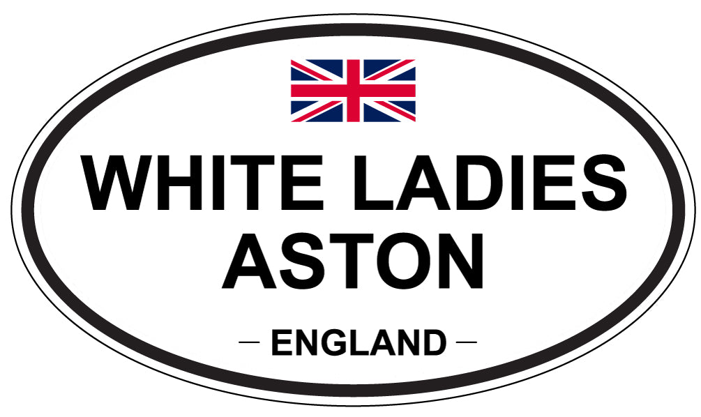 WHITE LADIES ASTON, England - Oval Magnet