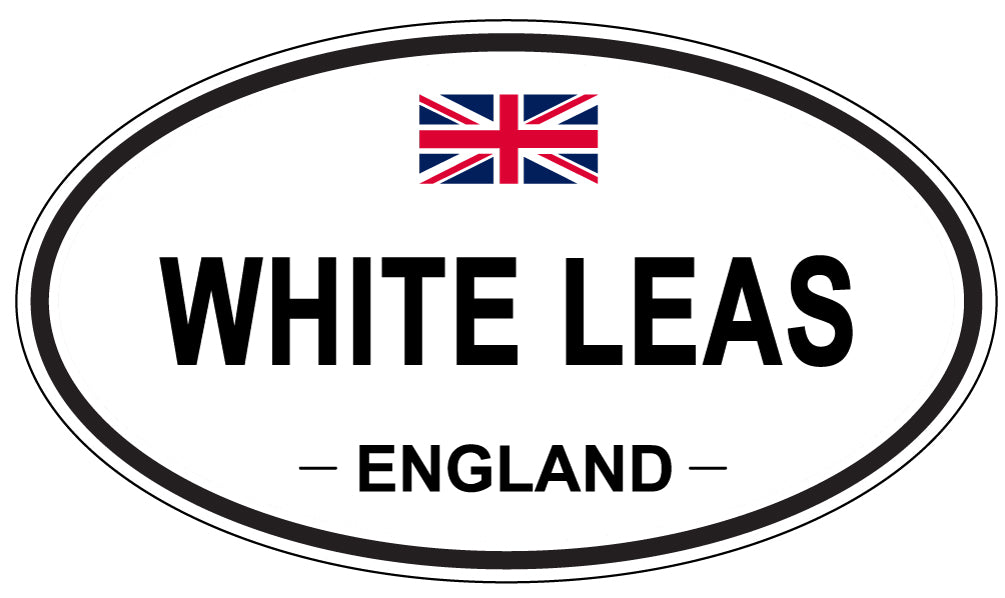 WHITE LEAS, England - Oval Magnet