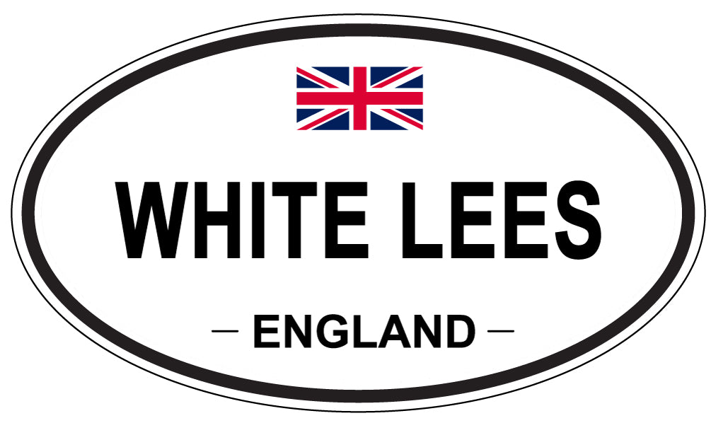 WHITE LEES, England - Oval Magnet