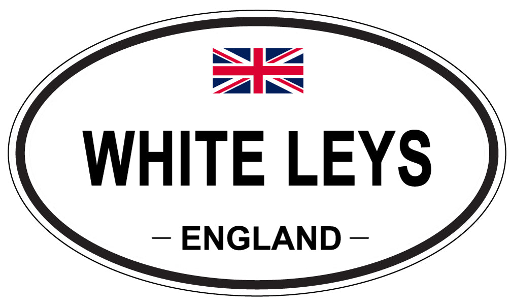 WHITE LEYS, England - Oval Magnet