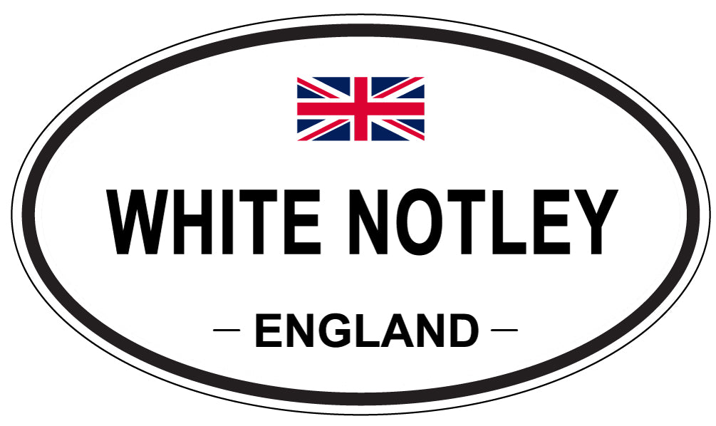 WHITE NOTLEY, England - Oval Magnet