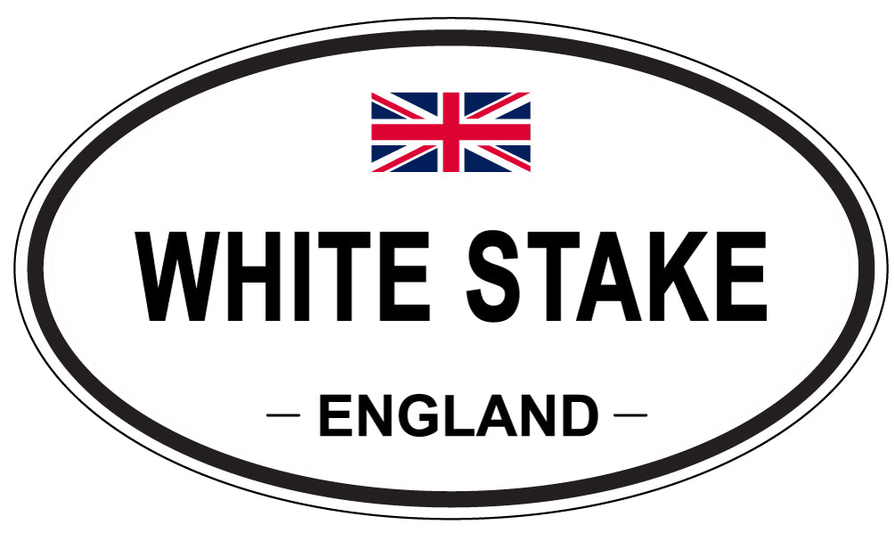 WHITE STAKE, England - Oval Magnet
