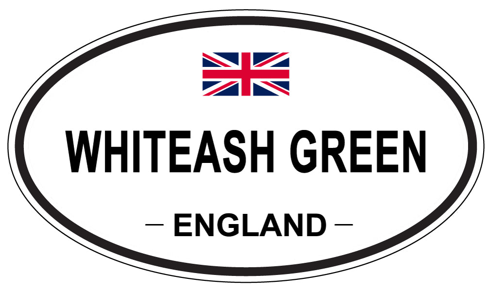 WHITEASH GREEN, ENGLAND - Oval Sticker