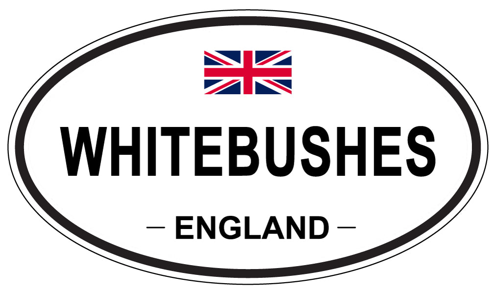 WHITEBUSHES, England - Oval Magnet