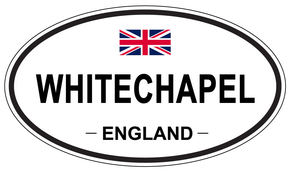 WHITECHAPEL, ENGLAND - Oval Sticker
