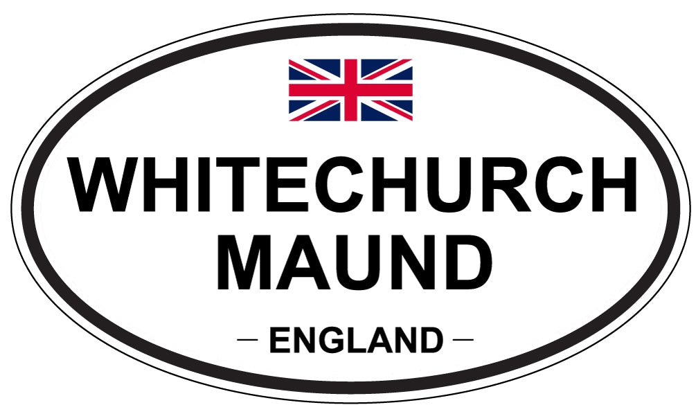 WHITECHURCH MAUND, ENGLAND - Oval Sticker