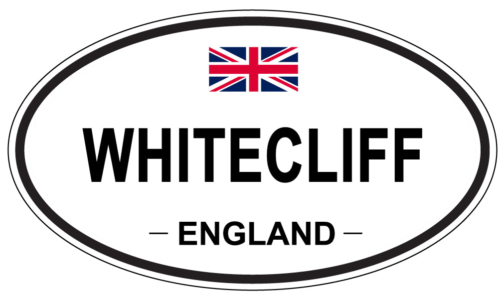 WHITECLIFF, England - Oval Magnet