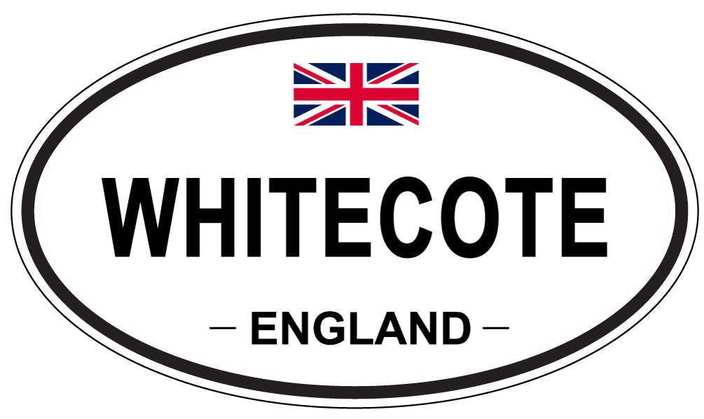 WHITECOTE, England - Oval Magnet
