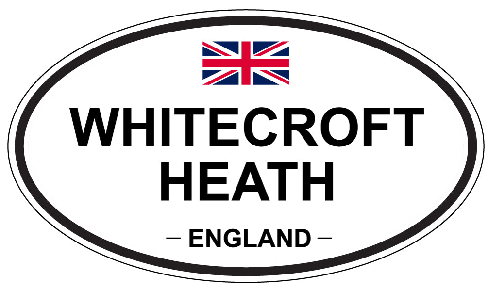 WHITECROFT HEATH, ENGLAND - Oval Sticker