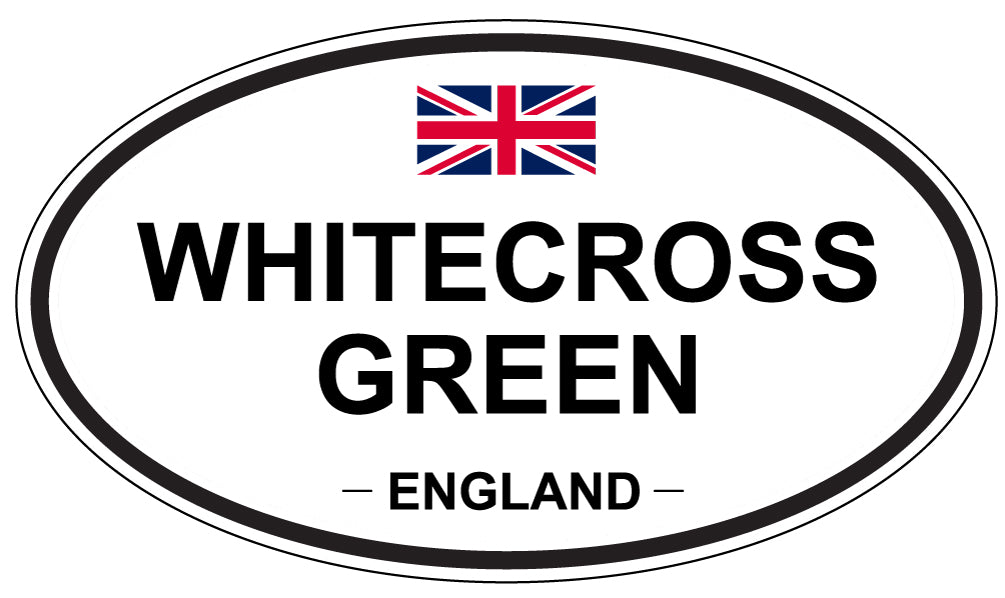 WHITECROSS GREEN, ENGLAND - Oval Sticker