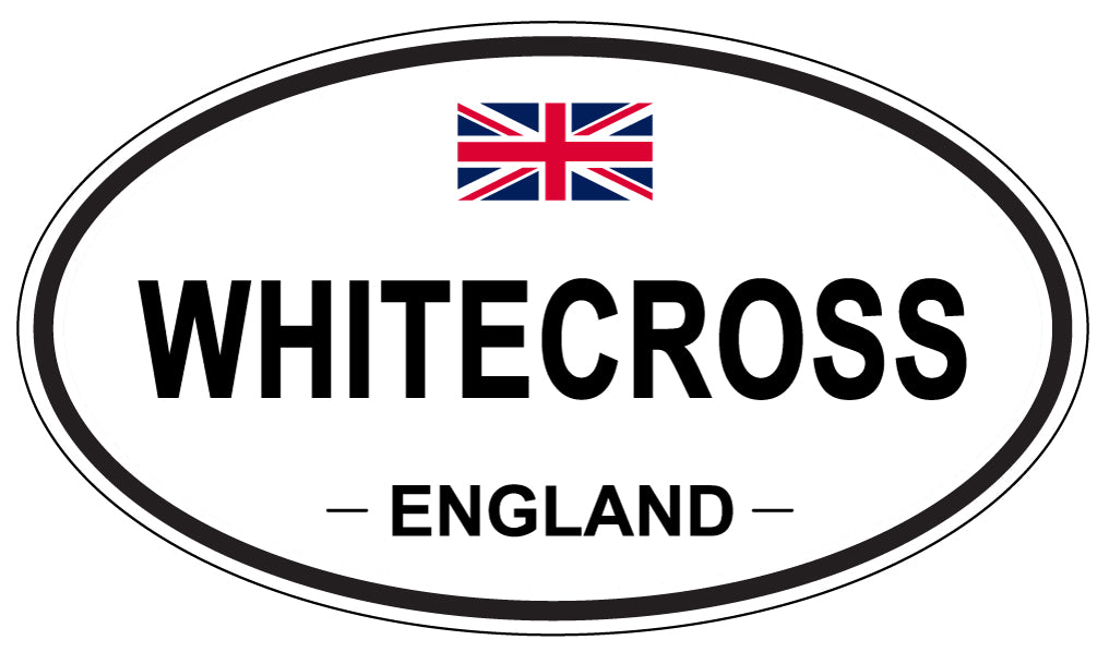 WHITECROSS, England - Oval Magnet