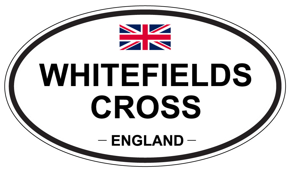 WHITEFIELDS CROSS, England - Oval Magnet