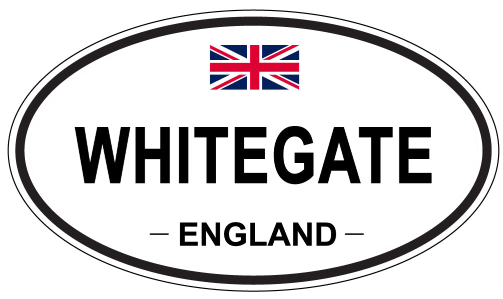 WHITEGATE, England - Oval Magnet