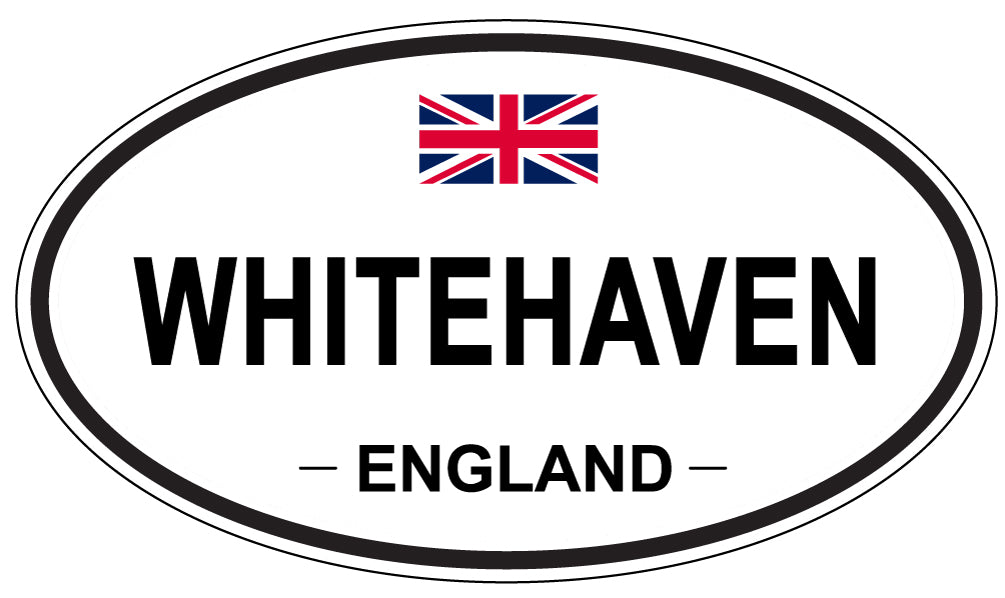 WHITEHAVEN, ENGLAND - Oval Sticker