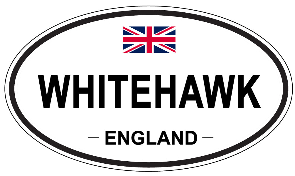 WHITEHAWK, ENGLAND - Oval Sticker