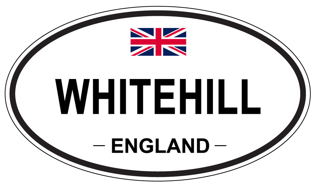 WHITEHILL, England - Oval Magnet