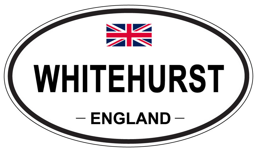 WHITEHURST, England - Oval Magnet