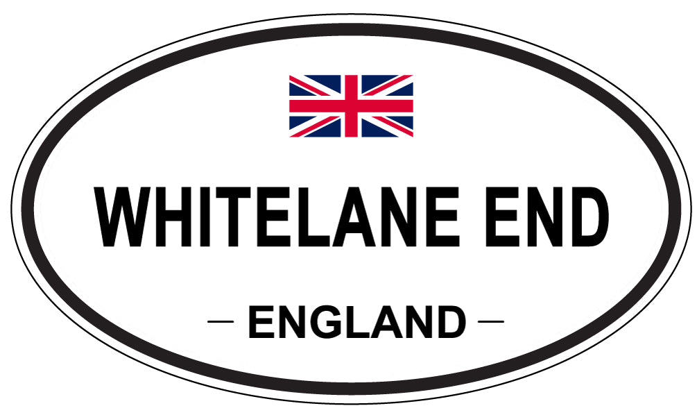 WHITELANE END, England - Oval Magnet