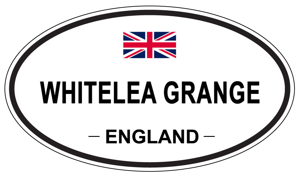 WHITELEA GRANGE, England - Oval Magnet