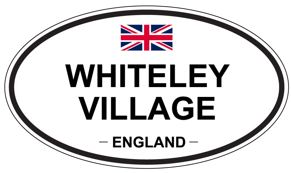 WHITELEY VILLAGE, England - Oval Magnet