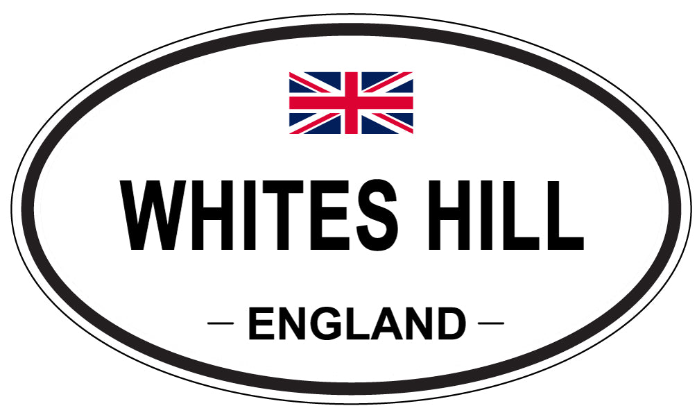 WHITES HILL, England - Oval Magnet