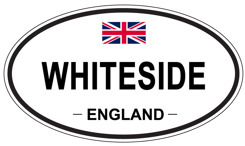 WHITESIDE, England - Oval Magnet