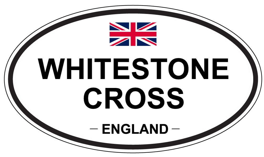 WHITESTONE CROSS, England - Oval Magnet