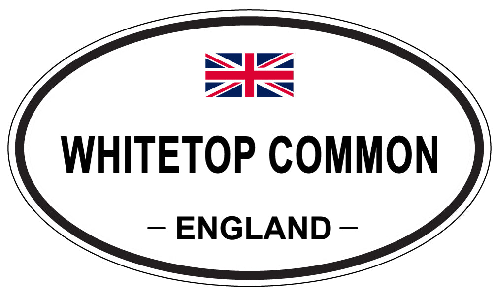 WHITETOP COMMON, England - Oval Magnet