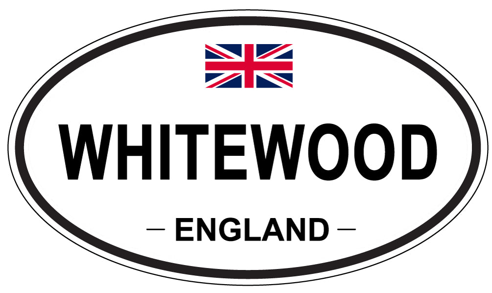 WHITEWOOD, England - Oval Magnet
