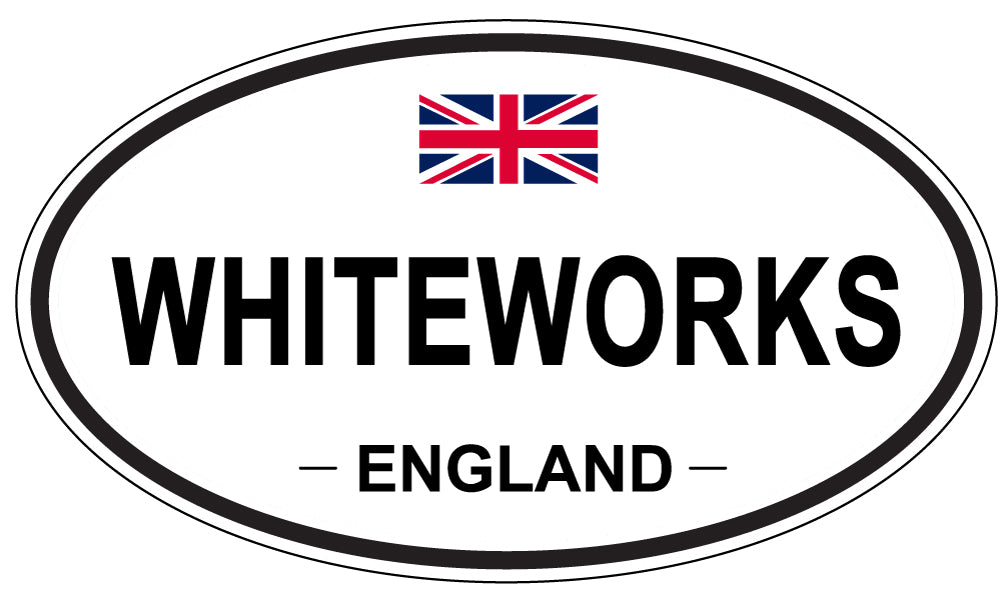 WHITEWORKS, England - Oval Magnet