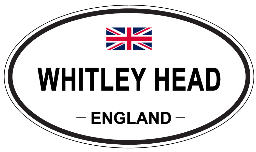 WHITLEY HEAD, England - Oval Magnet