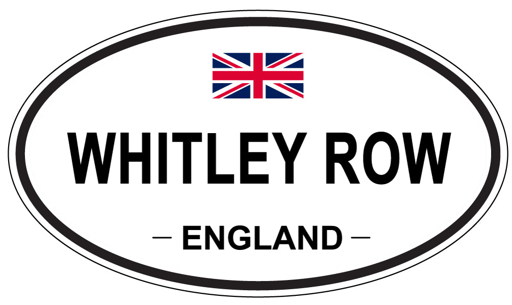 WHITLEY ROW, England - Oval Magnet