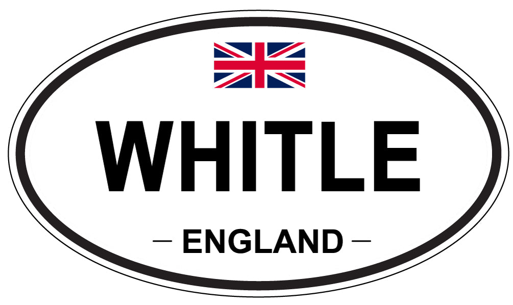 WHITLE, England - Oval Magnet